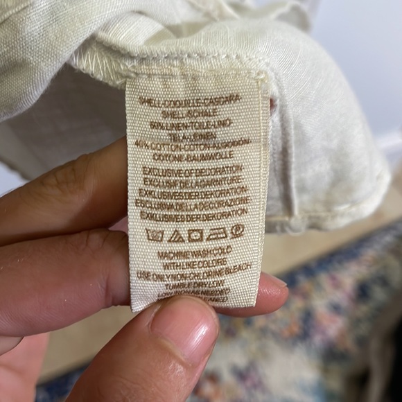 Free People Cream Embroidered Crop Top - Picture 6 of 6